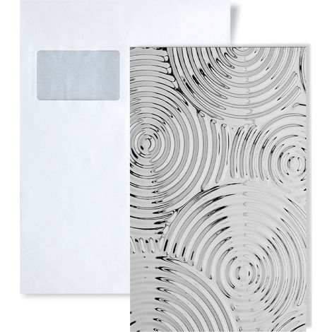 1 SAMPLE PIECE S-29291 WallFace TARGET SilverSTRUCTURE Collection Wall panel SAMPLE in DIN A5 size