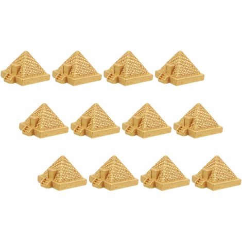 de 12 figurines miniatures de pyramides gyptiennes en r sine (1/5)