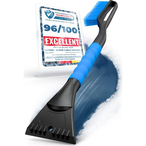 Car Ice Scraper with Broom - Ergonomic, Fast and Powerful Professional Car Snow Broom - Durable & Soft, Made from High Quality Materials - Long & Versatile (1/5)