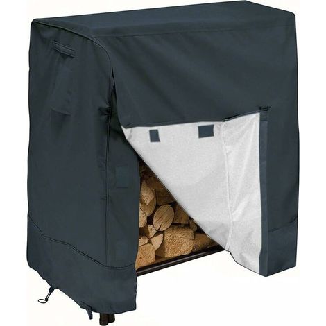 Seller Fireplace Log Protective Cover, Dustproof, Waterproof, Windproof, Protection Against UV, Snow and Other Dirt,123x65x110CM (1/4)