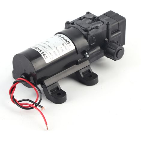 DC 24V 80W 5.5L/MIN Diaphragm Self Priming Water Pump with Automatic Pressure Switch