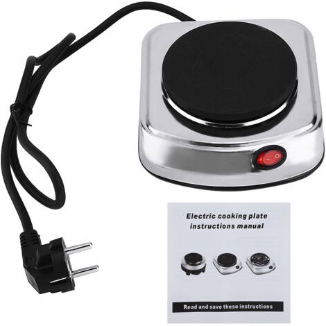 Calentador de café, mini calentador eléctrico portátil de 500 W (enchufe europeo 220-240 V), revestimiento anticorrosión/no tóxico/antiadherente (1/5)