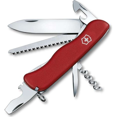 VICTORINOX - Taschenmesser groß, 12 Funktionen, rot 0.8363
