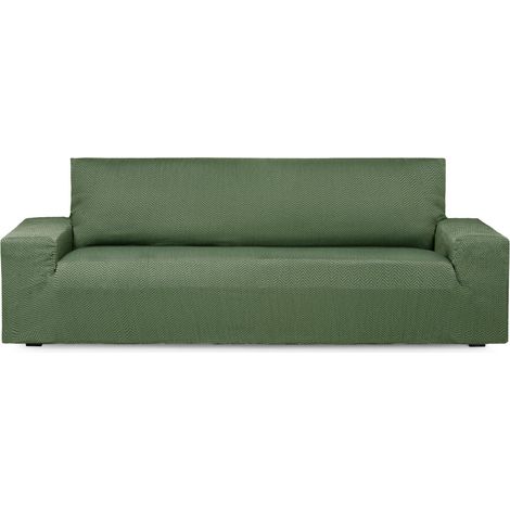 Housse de canapé Extensible 2 Places Vert Design (1/5)