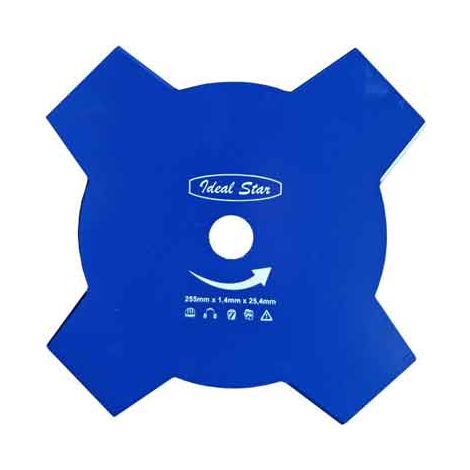 DISCO PER DECESPUGLIATORE 4 DENTI Ø 255x1,4 mm