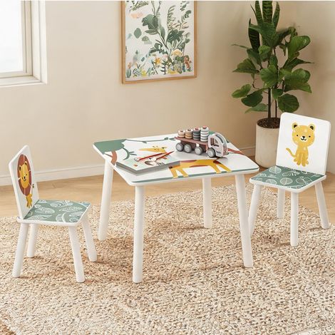 Ensemble table et chaises enfant verde 60 x 60 x 44 cm (1/5)
