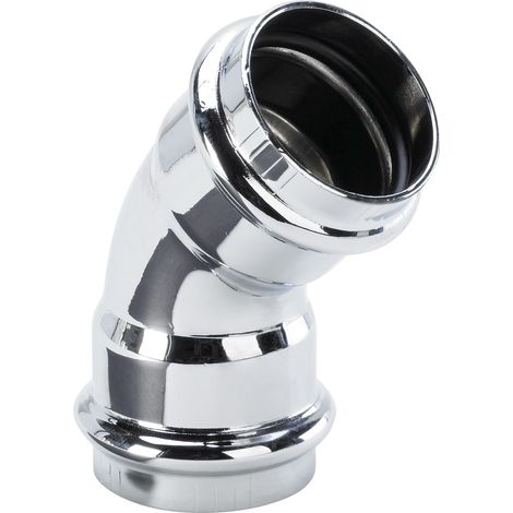 Viega cou cou coude d'évacuation 45 º 32x32mm chrome