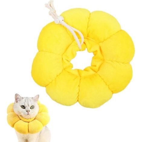 Collare anti-morso regolabile per cani e gatti, protezione contro ferite e arrossamenti, collare comodo e sicuro per animali domestici (1/5)