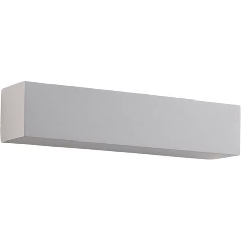Wandleuchte, Wandlampe Innen "Santino" aus Gips/Ton für Wohnzimmer & Esszimmer von Lindby
