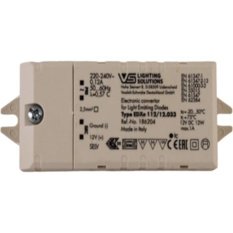 Driver LED LEDline EDXe 112 12W 220V 12V IP20 Vossloh (1/2)