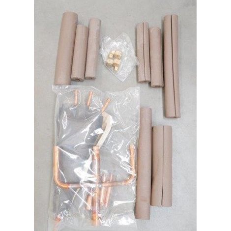 Kit raccord cuivre triple liaison frigo R32 avec isolant pour groupe exterieur Free compo série P (140-250) MITSUBISHI