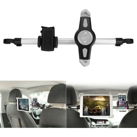 Support pour Tablette de Voiture 10 Pouces, Support pour Tablette de Voiture, appuie-tête Rotatif à 360 °, Compatible avec iPad 2/3/4 / Mini/DVD, Samsung Galaxy Tab (7-10,5 Pouces) (1/5)