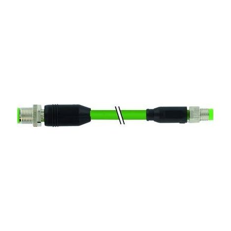Conector M12 Murrelektronik cableado blindado 1 metro
