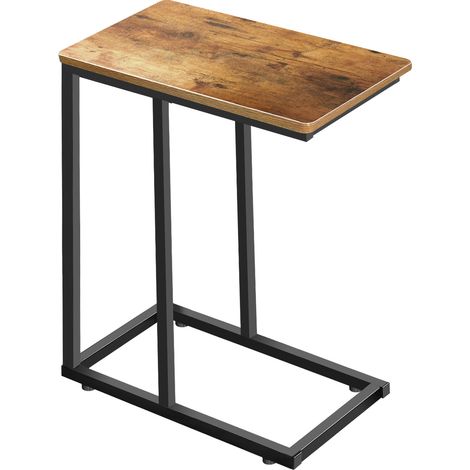 C Shaped Bedside Sofa Side End Table Coffee Living Room Laptop Desk Furniture (1/5)