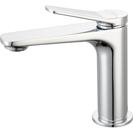 Miscelatore Lavabo Serie Mars con Piletta Click Clack Cromato (1/2)
