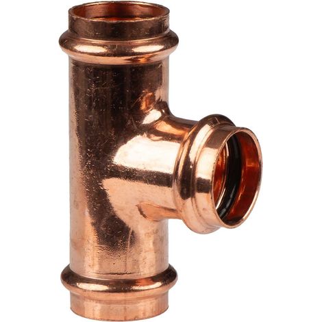 Kupfer Pressfitting T-Stück 28 mm V+M-Kontur DVGW