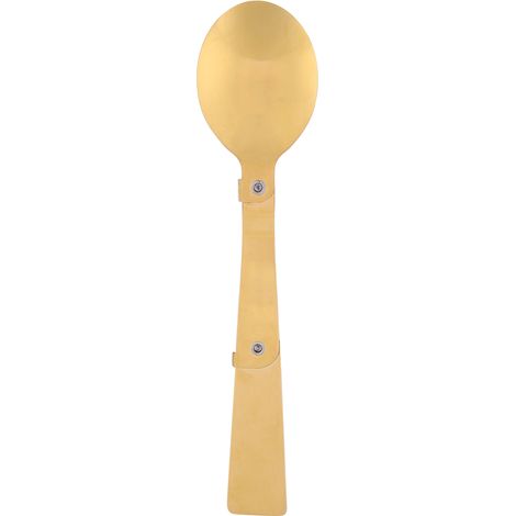 Cuillère Pliable En Acier Inoxydable - Portable Pour Camping Pique-Nique Voyage - Design Compact Et Léger - Lot De 1