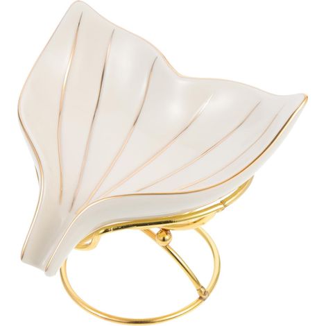 dish with stable stand and drainer for bathroom mermaid