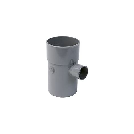 Accesorio desagüe pvc Nicoll ubt78 ángulo 87°30 diámetro 100 mm