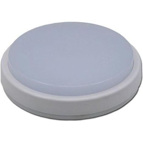 Applique Murale Blanche LED 8W IP65 Ronde - Blanc Froid - SILUMEN (1/5)