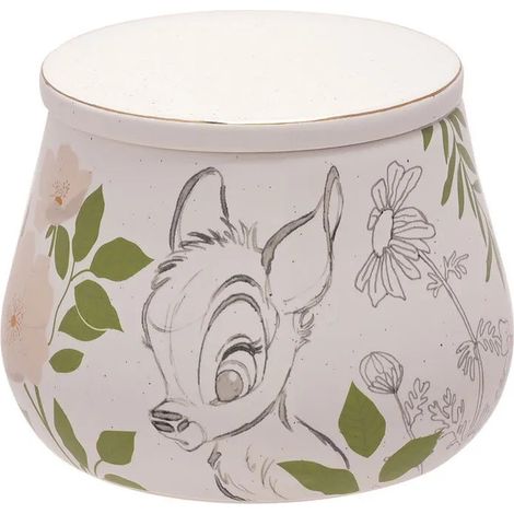 Boîte à bijoux Disney bambi céramique blanche décorative