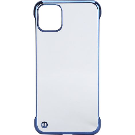 Transparente iPhone 11 Pro Max Hülle mit hartem Metallrand aus Polycarbonat (1/5)