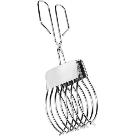 Coupe-Oignon,Pince à Viande et Pain Ustensiles de Cuisine en Acier Inoxydable pour Légumes Fruits Pommes de Terre Barbecue Citron (1/5)