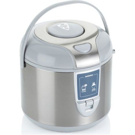 Gastroback 42518 Cuociriso Elettrico Argento Bianco 5L