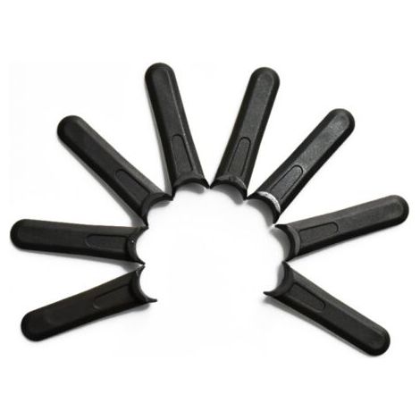20 lames de rechange en plastique pour tondeuses Flymo. Lames de coupe en plastique non perforées. (1/3)