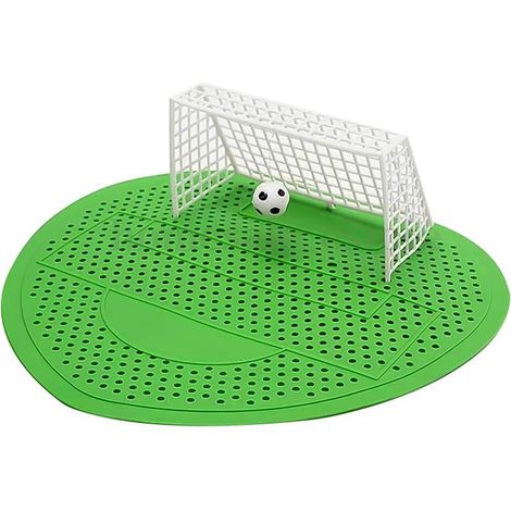 6 Pack Urinal Sieve with Fragrance - Fun Football Goal Design, Splash Protection, Odour Protection, Ideal for Bathrooms, Offices (1/5)