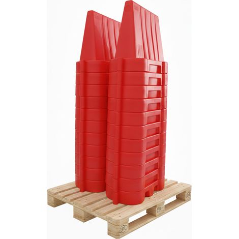 Séparateur lestable et empilable rouge-lot de 22 (1/4)