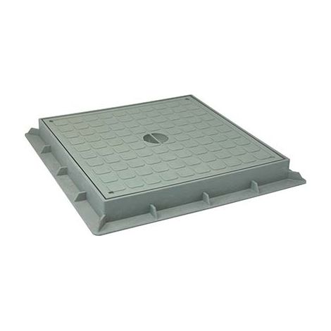 CHIUSINO DI DERIVAZIONE  PLASTICA CM 40X40 + TELAIO