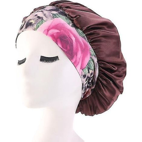 Satin-Haarkappe – sportlicher Look und optimaler Tragekomfort – Braun (1/5)