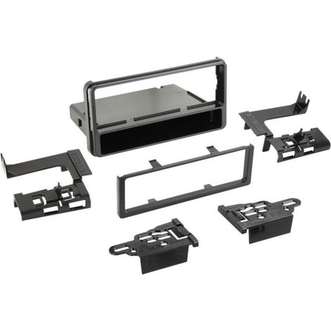Support autoradio 1DIN compatible avec Toyota Hilux 05-10 Avec vide-poche - Noir