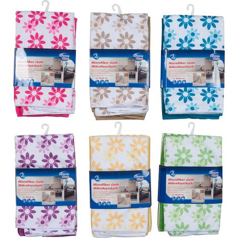 Chiffons Microfibre Lifetime Clean Nettoyage Polyvalent Sans Traces - Lifetime Clean