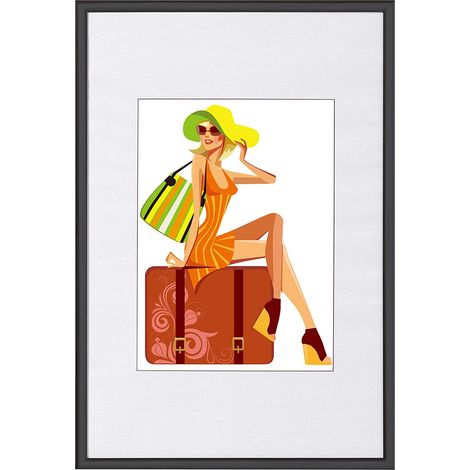 Woltu – Cadre photo noir 30x40cm – Matériau plastique durable – Pour photos de toutes tailles – BR9864SZ (1/4)
