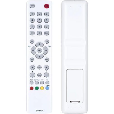 RC3000E03 Télécommande de Rechange pour TCL Thomson TV Compatible avec RC3000N02 F40S3804 RC3000E03 (1/5)