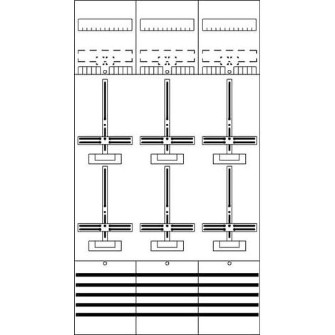 Striebel&John Zählerfeld 9RE 6Z vorverdrahtet DF39C6