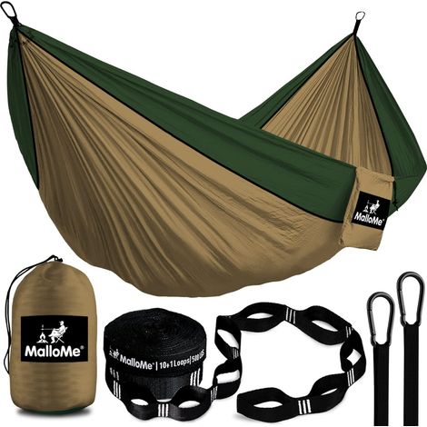 Hamac Extérieur - Suspendu 2 Places Double & 1 Personne - Pour Adultes & Enfants - Camping Portable - Hammock Amaque (1/5)