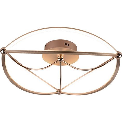 Plafón Led Moderno 42w Charivari Latón Trio Iluminación (1/3)
