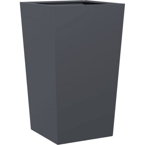 Maison Exclusive - Pflanzkübel Anthrazit 45x45x75 cm Stahl
