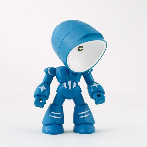 Mini lampada da lettura a LED magnetico luce di notte luce calda per bambini regalo blu (1/5)