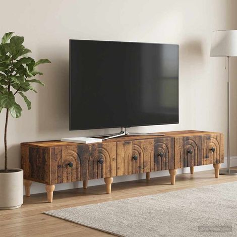 TV-Schränk Altholz 147 x 34,5 x 30 cm Holzwerkstoff (1/5)