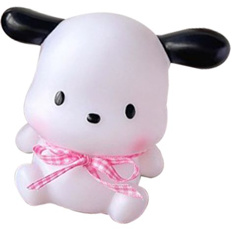 Lampe de table miniature mignonne en forme de chiot de dessin animé, veilleuse décorative pour chambre à coucher, lampe de chevet mignonne en forme de chiot (1/5)