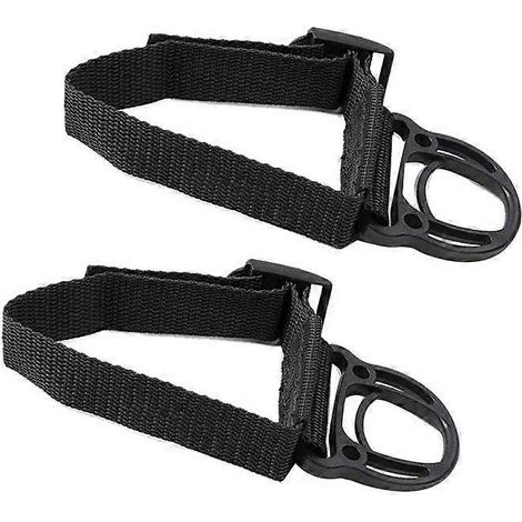 Lot de 2 crochets porte-manteaux pour arceau de sécurité Wrangler CJ YJ TJ LJ JK JKU JL JLU JT Sports Freedom et Unlimited (1/4)