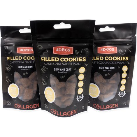 Hundekekse Haut und Fell 60 g - 3 Packungen (1/3)