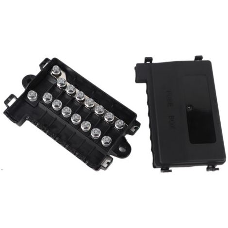 Support de Boîte à Fusibles MIDI MultiWay Block, Boîte à Fusibles pour Camping-car, Voiture, Bateau, Bus, Accessoire dans les Bus, Bateaux, Remorques et Plus Encore, Cette Boîte. (1/5)