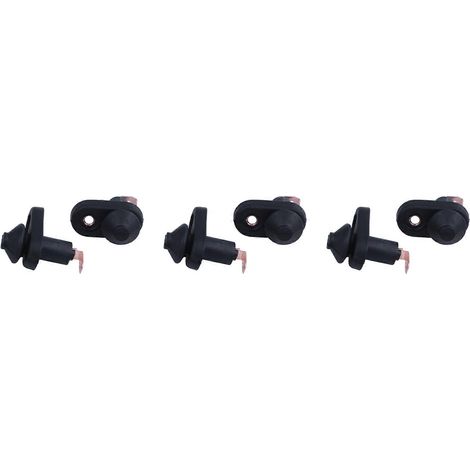 15 pièces de fixation pour interrupteur de lampe de porte noire pour voiture (1/5)