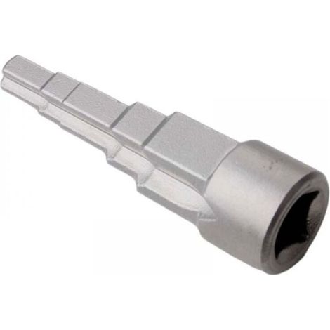 Clé de montage étagée avec douille carrée 1/2" 5 tailles pour sanitaires et radiateurs (1/5)