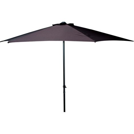 ALU-MARKTSCHIRM, POLYESTER MOCCA, Ø 300CM